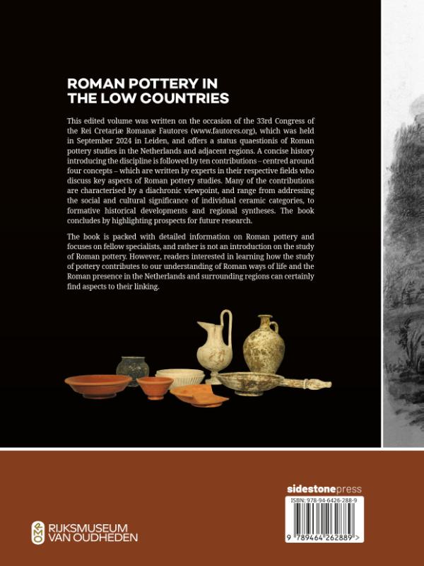 Achterkant van Roman Pottery in the Low Countries