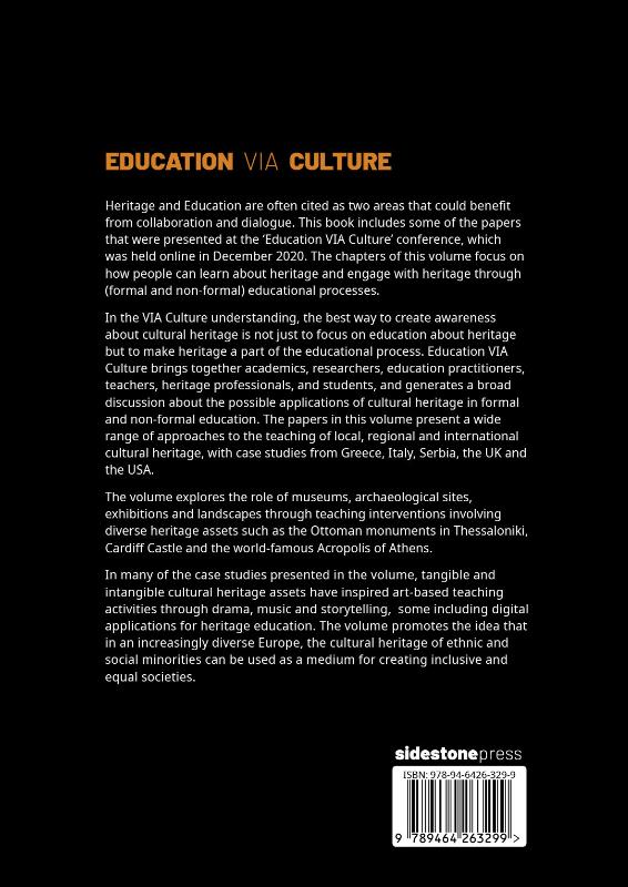 Achterkant van Education VIA Culture