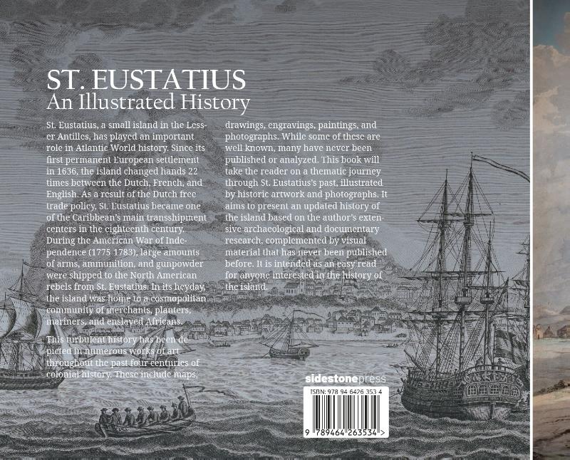 Achterkant van St. Eustatius