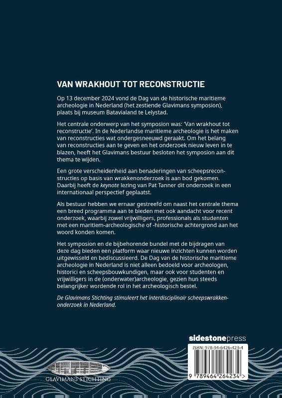 Achterkant van Van wrakhout tot reconstructie