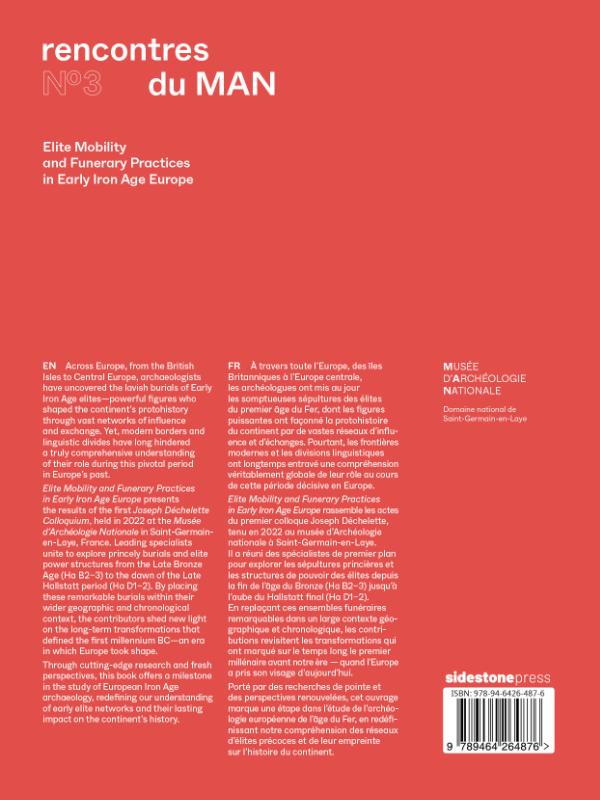 Achterkant van Elite Mobility and Funerary Practices in Early Iron Age Europe