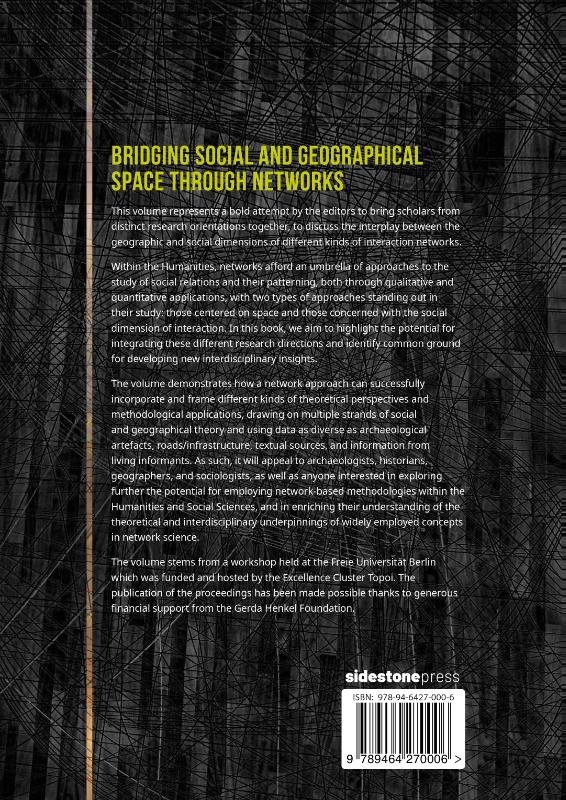 Achterkant van Bridging Social and Geographical Space through Networks