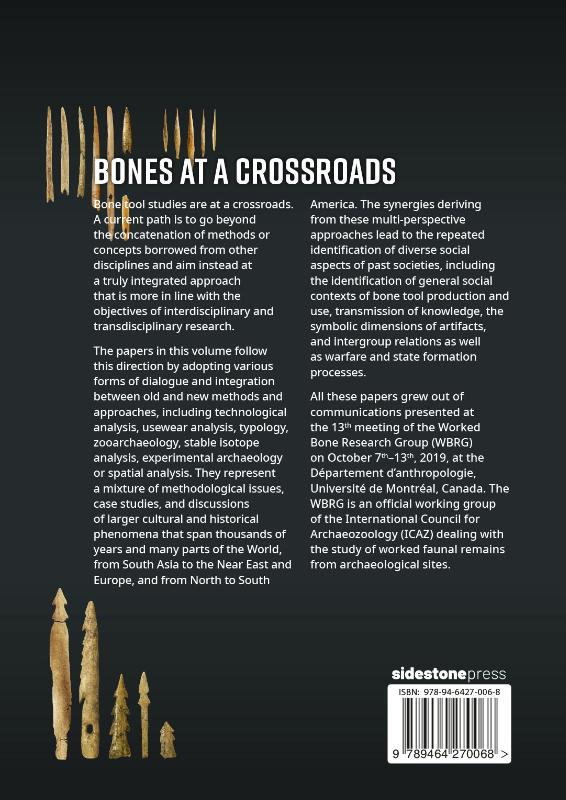 Achterkant van Bones at a crossroads