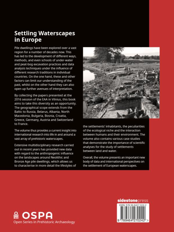 Achterkant van Settling Waterscapes in Europe