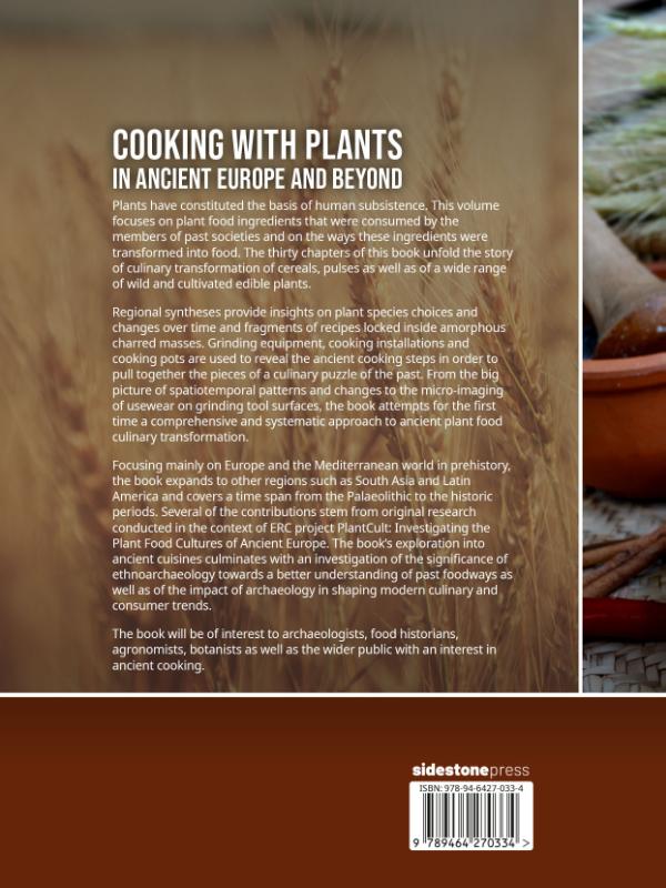 Achterkant van Cooking with plants in ancient Europe and beyond