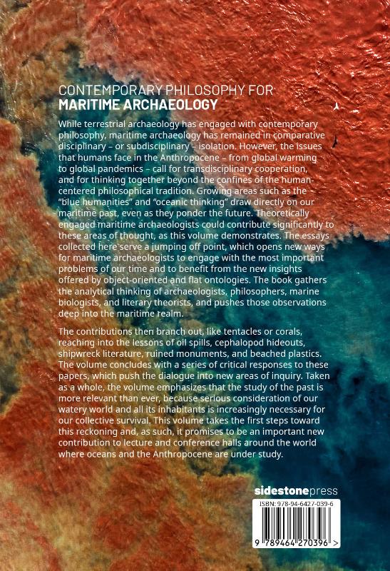 Achterkant van Contemporary Philosophy for Maritime Archaeology