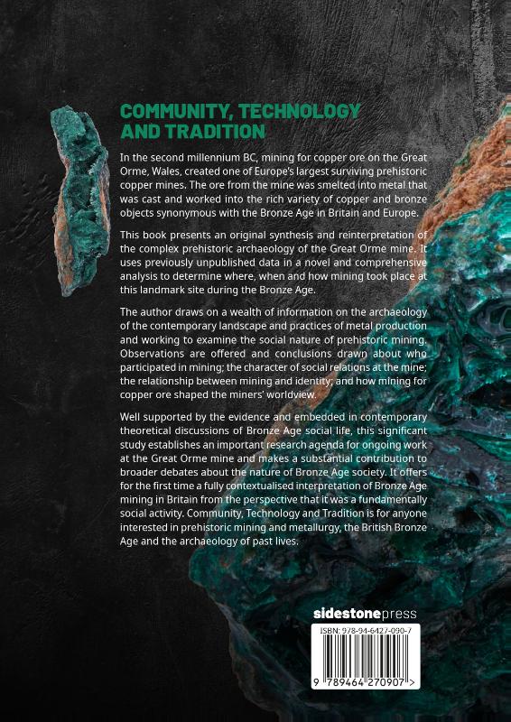 Achterkant van Community, Technology and Tradition
