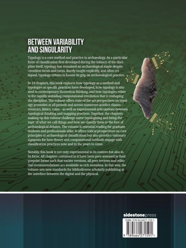Achterkant van Between variability and singularity