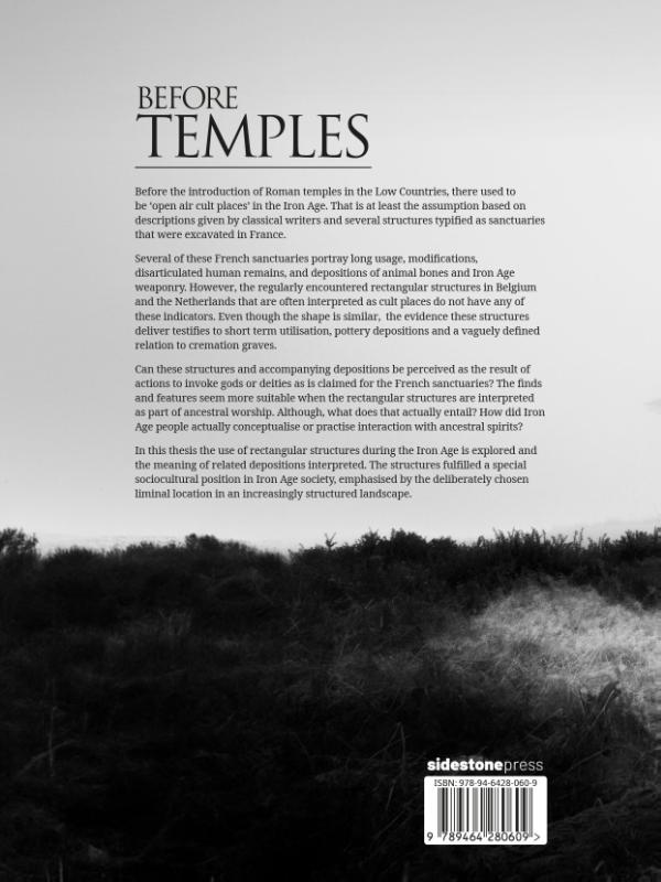 Achterkant van Before Temples