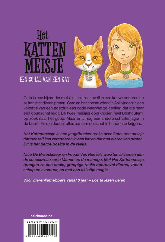 Achterkant van Een schat van een kat