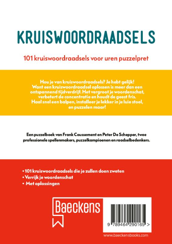 Achterkant van We Love Kruiswoordraadsels