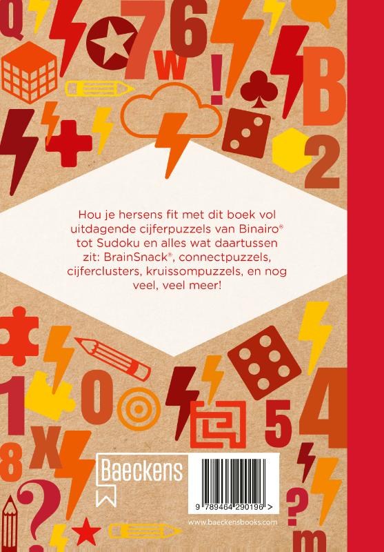 Achterkant van Cijferpuzzels puzzelmix