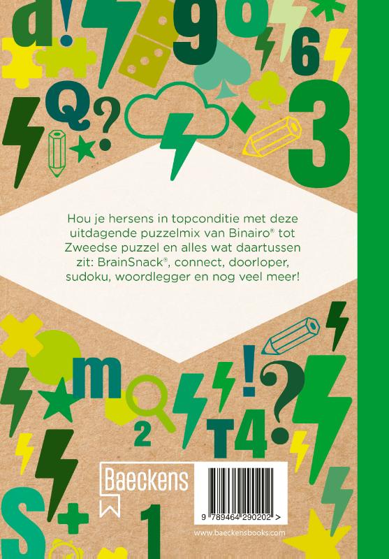 Achterkant van Train je brein puzzelmix