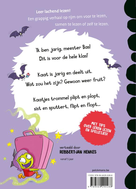 Achterkant van Kaat deelt uit