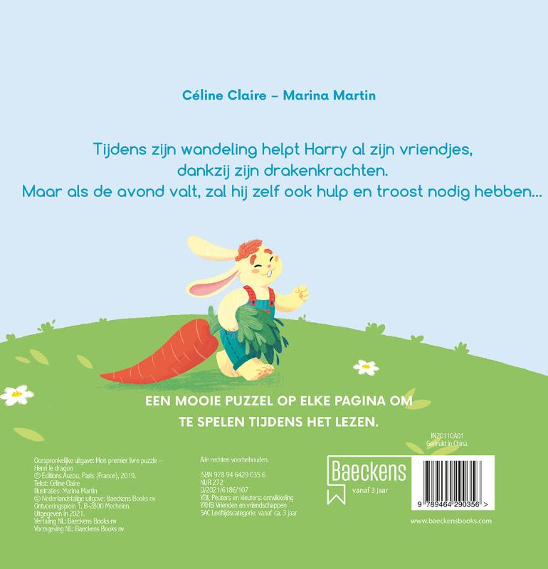 Achterkant van Harry helpt zijn vriendjes