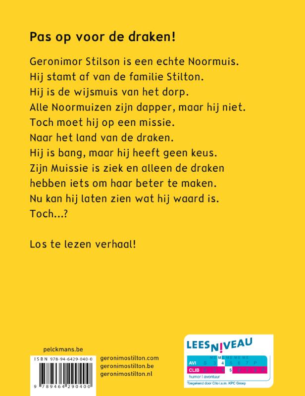 Achterkant van Pas op voor de draken!