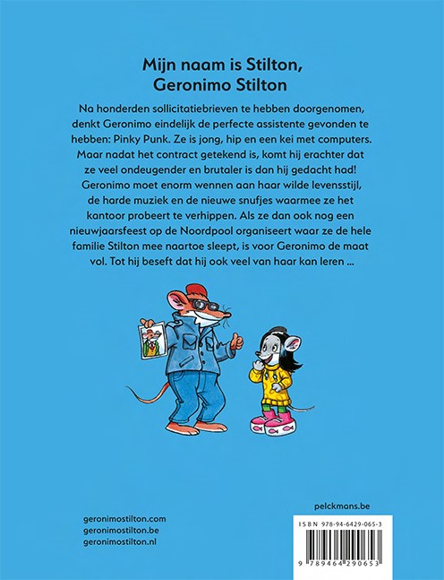 Achterkant van Mijn naam is Stilton, Geronimo Stilton