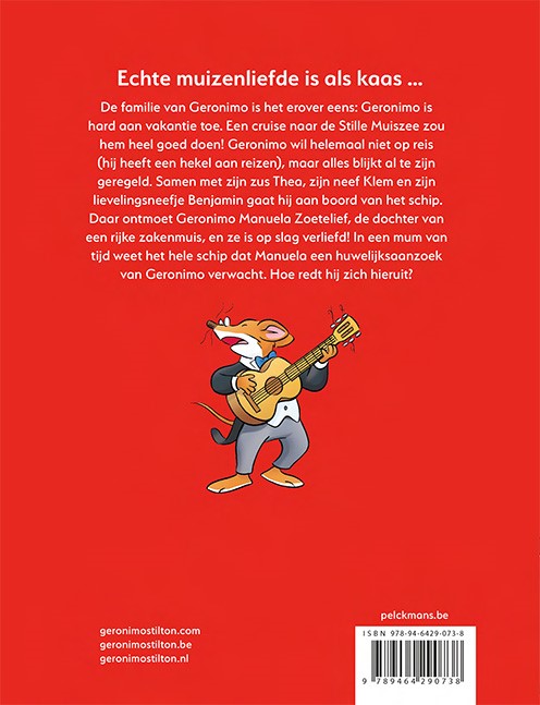 Achterkant van Echte muizenliefde is als kaas...