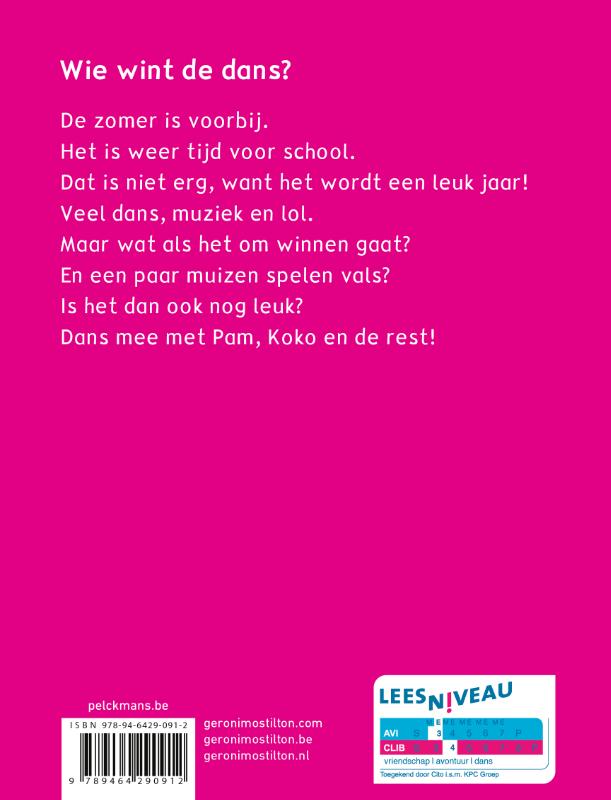 Achterkant van Wie wint de dans?