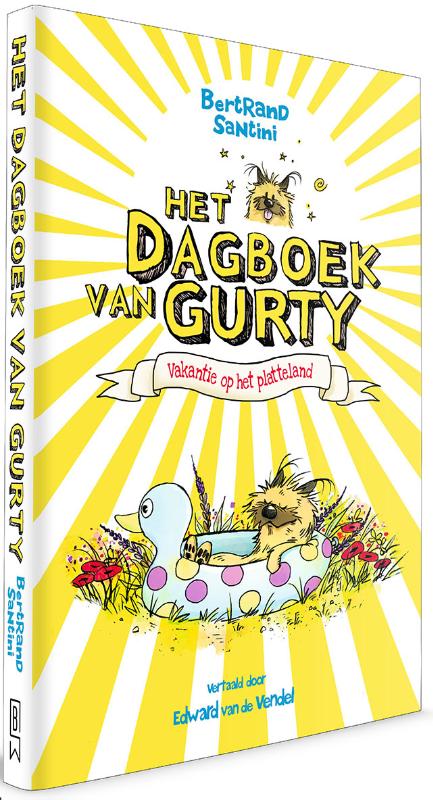 Achterkant van Het dagboek van Gurty display