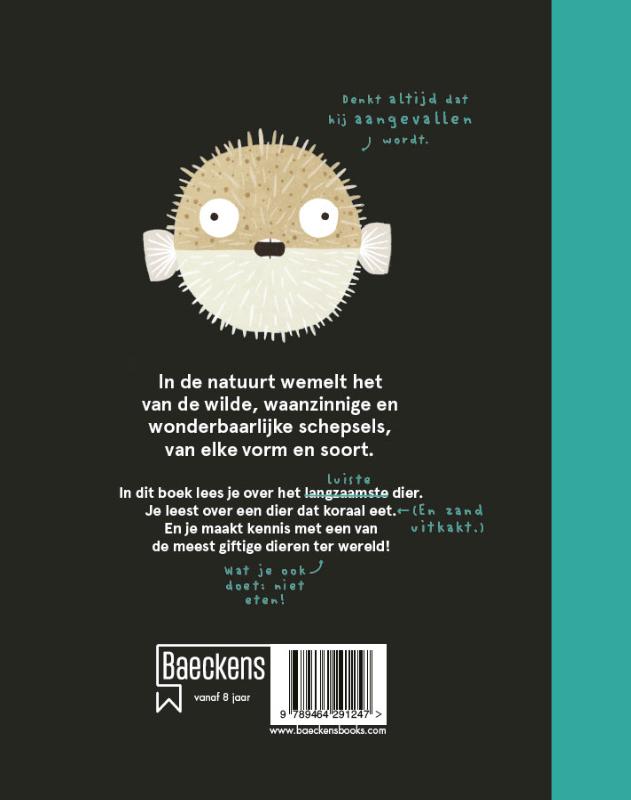 Achterkant van De meest nutteloze dieren ter wereld