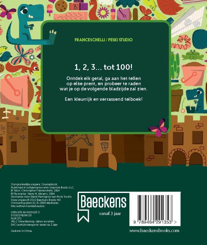 Achterkant van Het dikke telboek