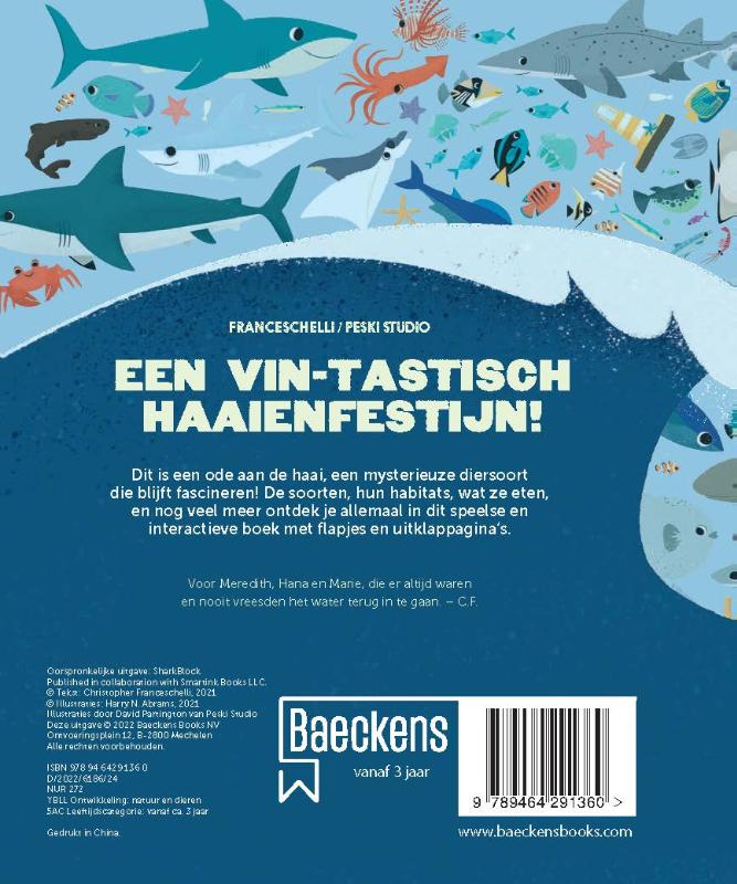 Achterkant van Het dikke haaienboek