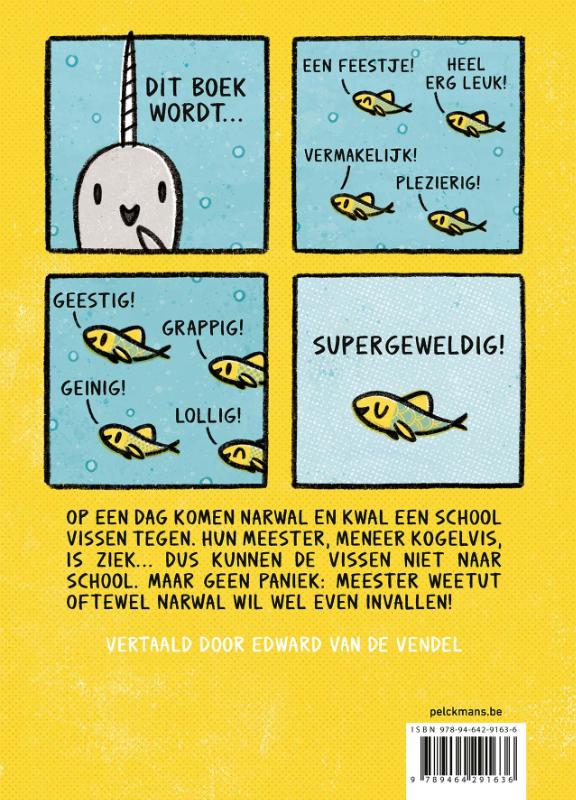 Achterkant van Narwals supergeweldige school