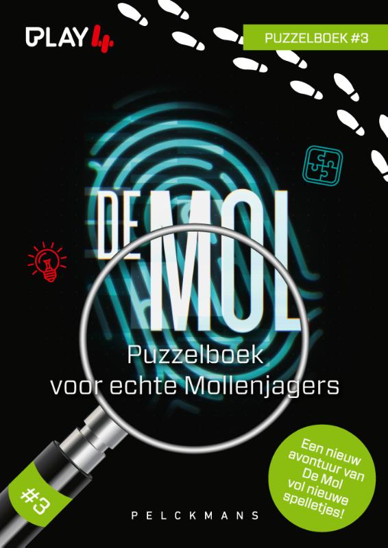 Achterkant van De Mol Puzzelboek 3 Doosdisplay