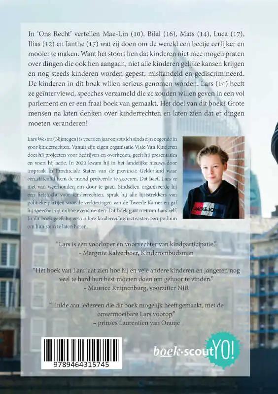 Achterkant van Ons Recht