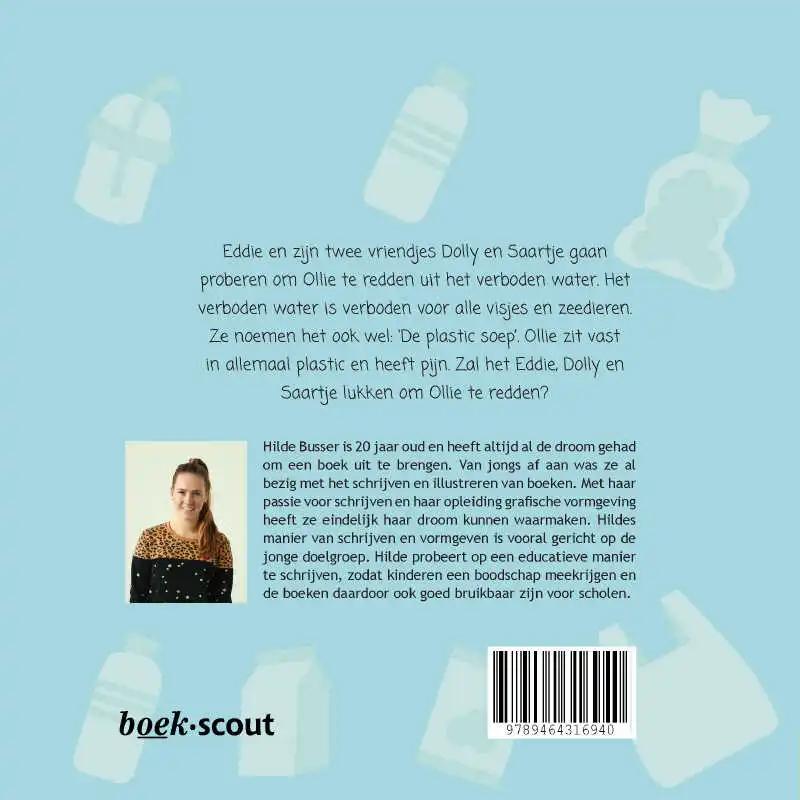 Achterkant van Eddie en de plastic soep