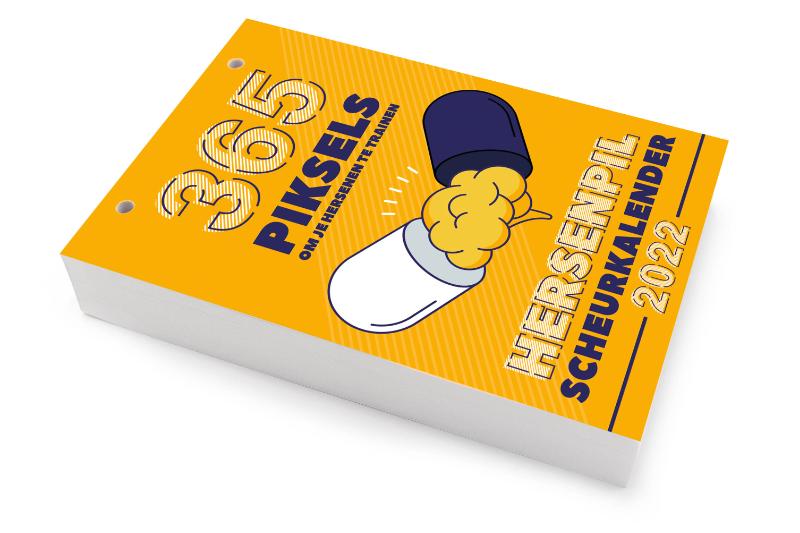 Achterkant van 365 Piksels scheurkalender - 2022