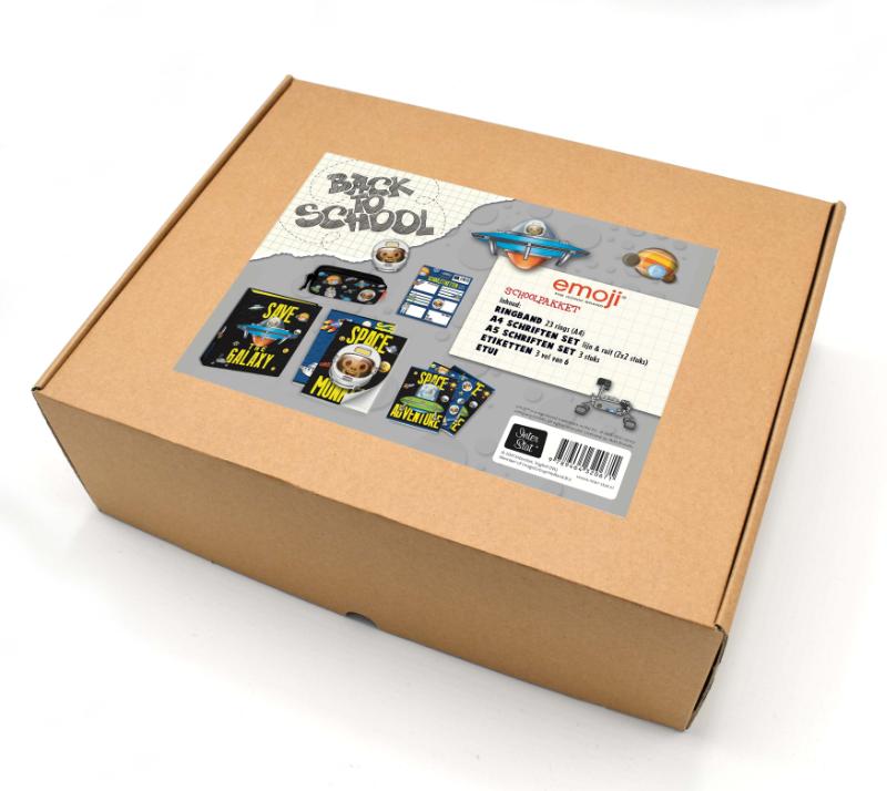Achterkant van BOL.COM BTS pakket - Emoji