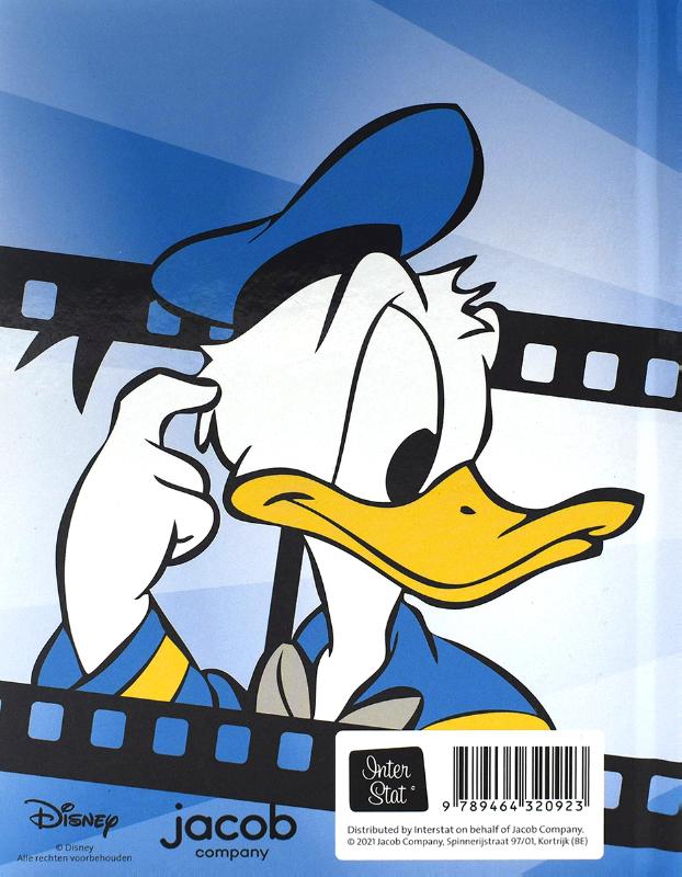 Achterkant van Vriendenboek - Donald Duck
