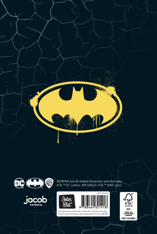 Achterkant van Batman - Schoolagenda - 2022 - 2023