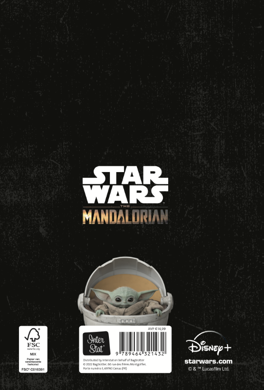 Achterkant van Star Wars the Mandalorian - Schoolagenda - 2022 - 2023