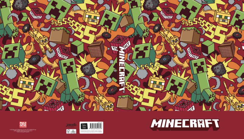 Achterkant van Minecraft - Ringband 23 rings 22-23 - set van 6