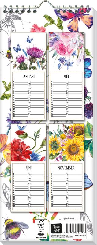 Achterkant van Verjaardagskalender