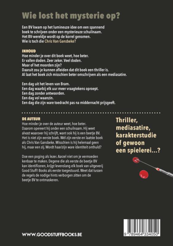 Achterkant van BV-DAY