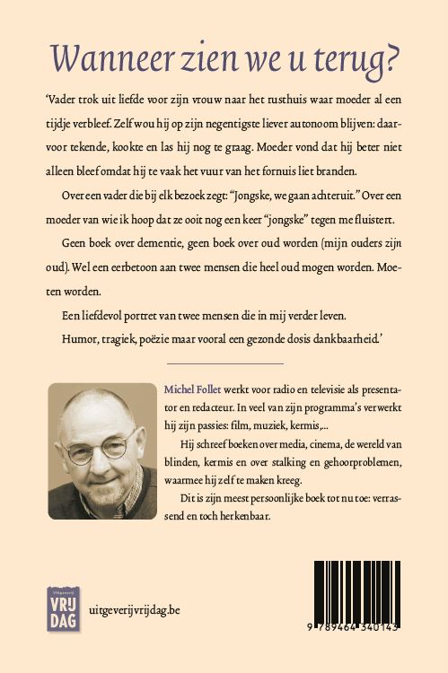 Achterkant van Wanneer zien we u terug?