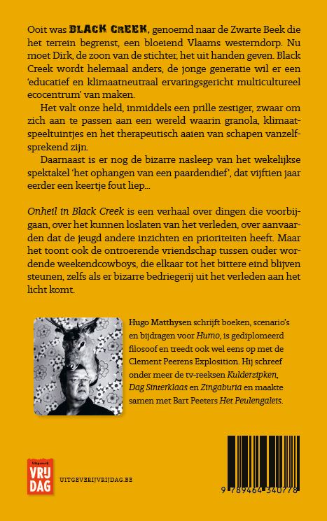Achterkant van Onheil in Black Creek