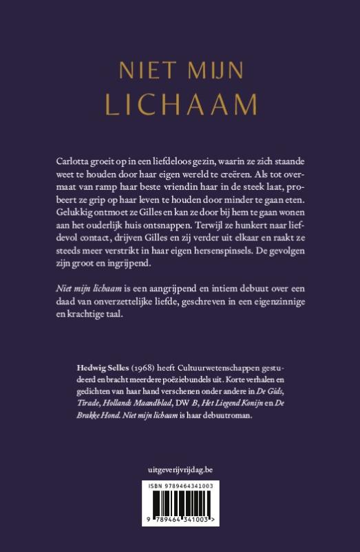 Achterkant van Niet mijn lichaam