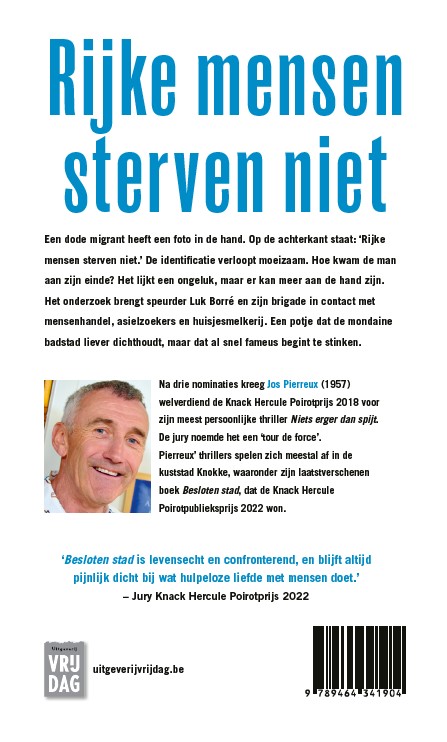 Achterkant van Rijke mensen sterven niet