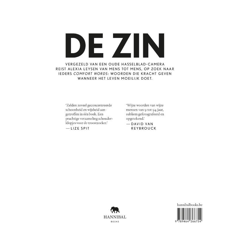 Achterkant van De zin