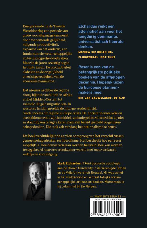 Achterkant van Reset