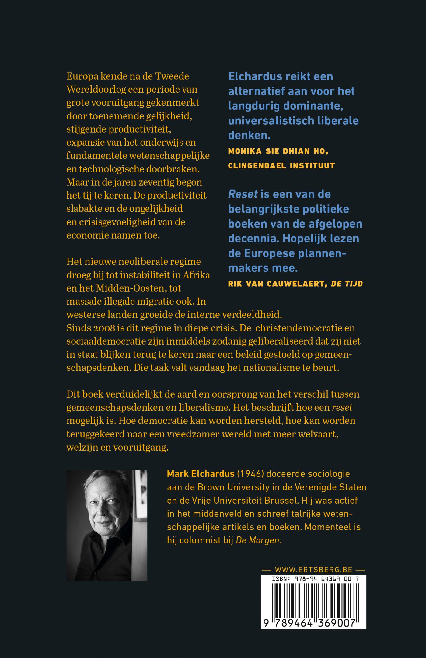 Achterkant van Reset