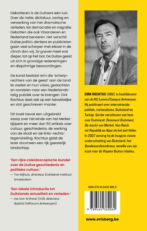 Achterkant van Scherprechters van de geest