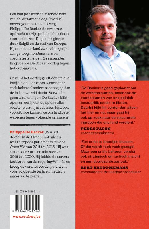 Achterkant van En nu is het oorlog