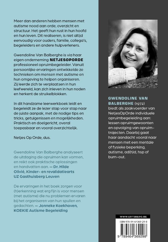 Achterkant van Netjes op orde