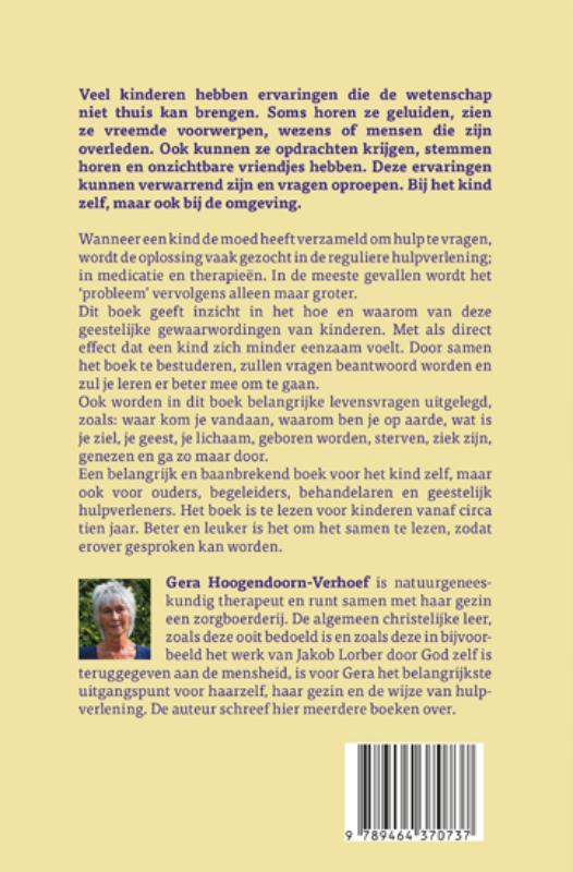 Achterkant van Help, er zit een spook in mijn hoofd.